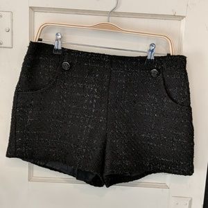 Tweed short shorts
